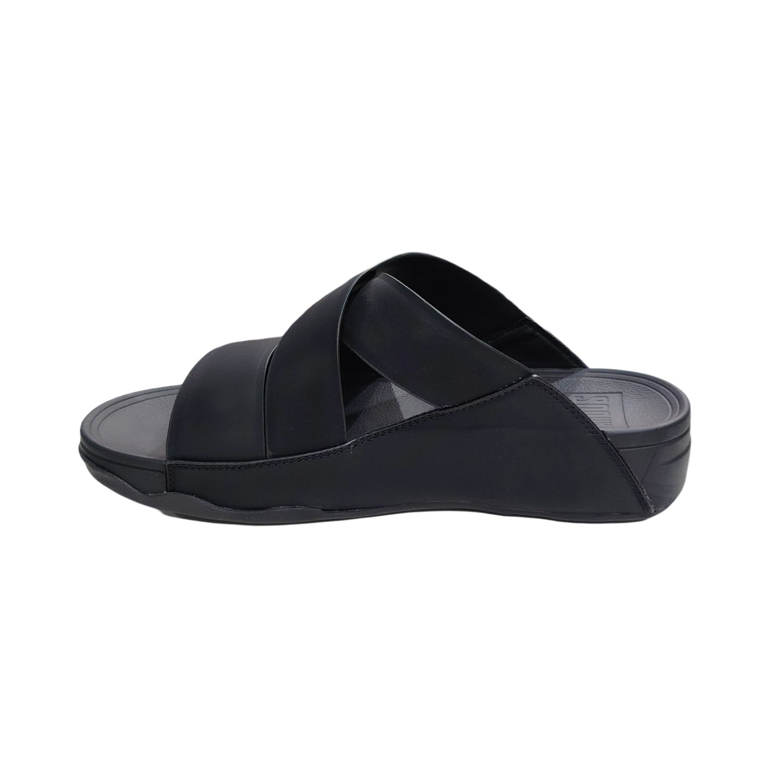 حذاء خليجي جلد أسود طبيعي بنعل طبي - الصورة 4