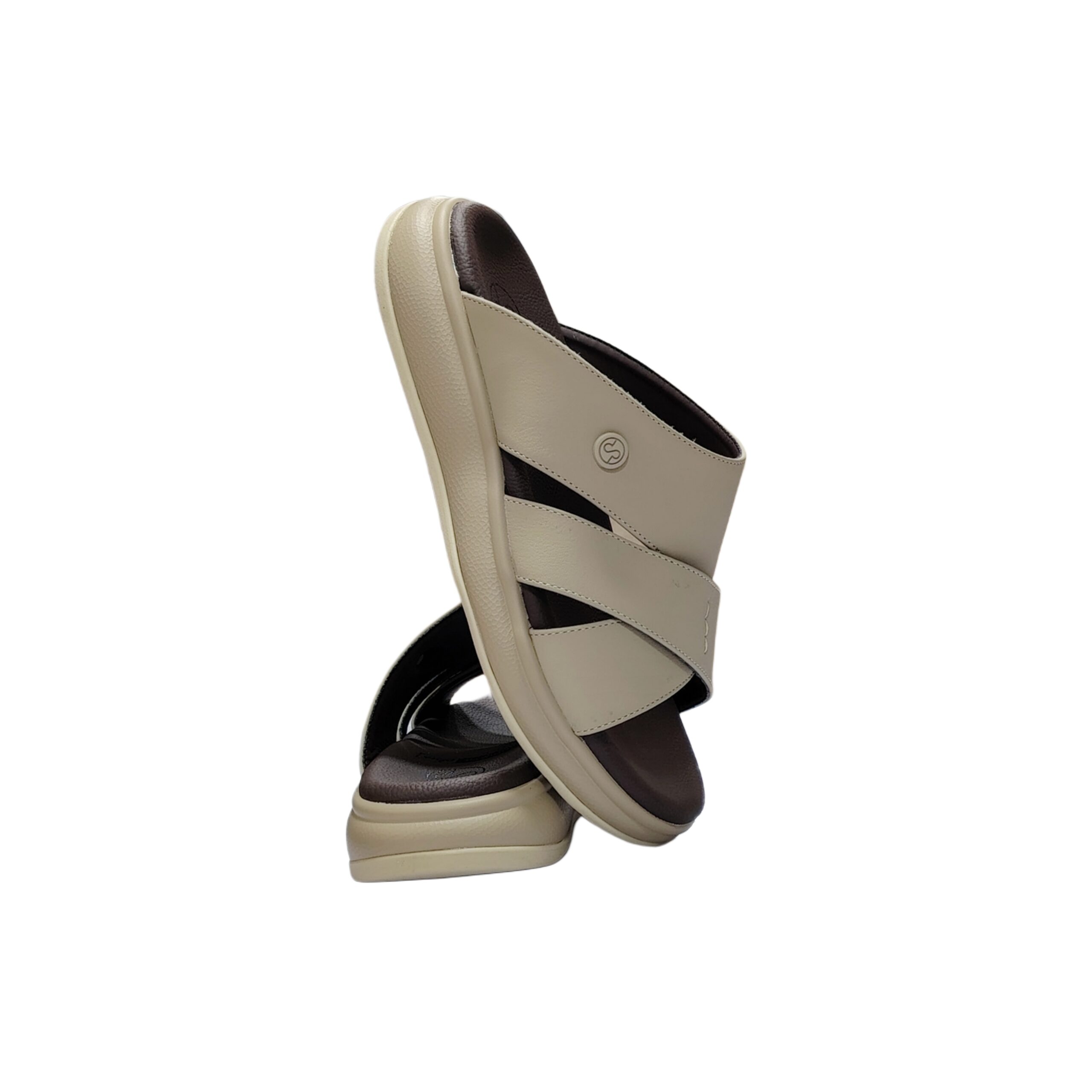 نعال خليجي طبي مريح فاخر لون بيج - الصورة 6